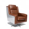 Fauteuil Aviateur Cuir et Aluminium