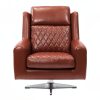 aviateur cuir et aluminium