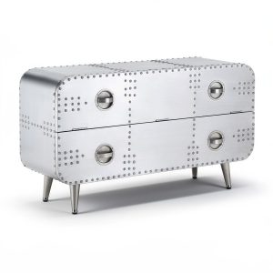 bahut aviateur metallique