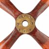 details helice avion bois ancien