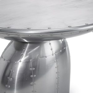 details rivete table d'appoint