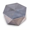 pleatu table hexagonale metallique